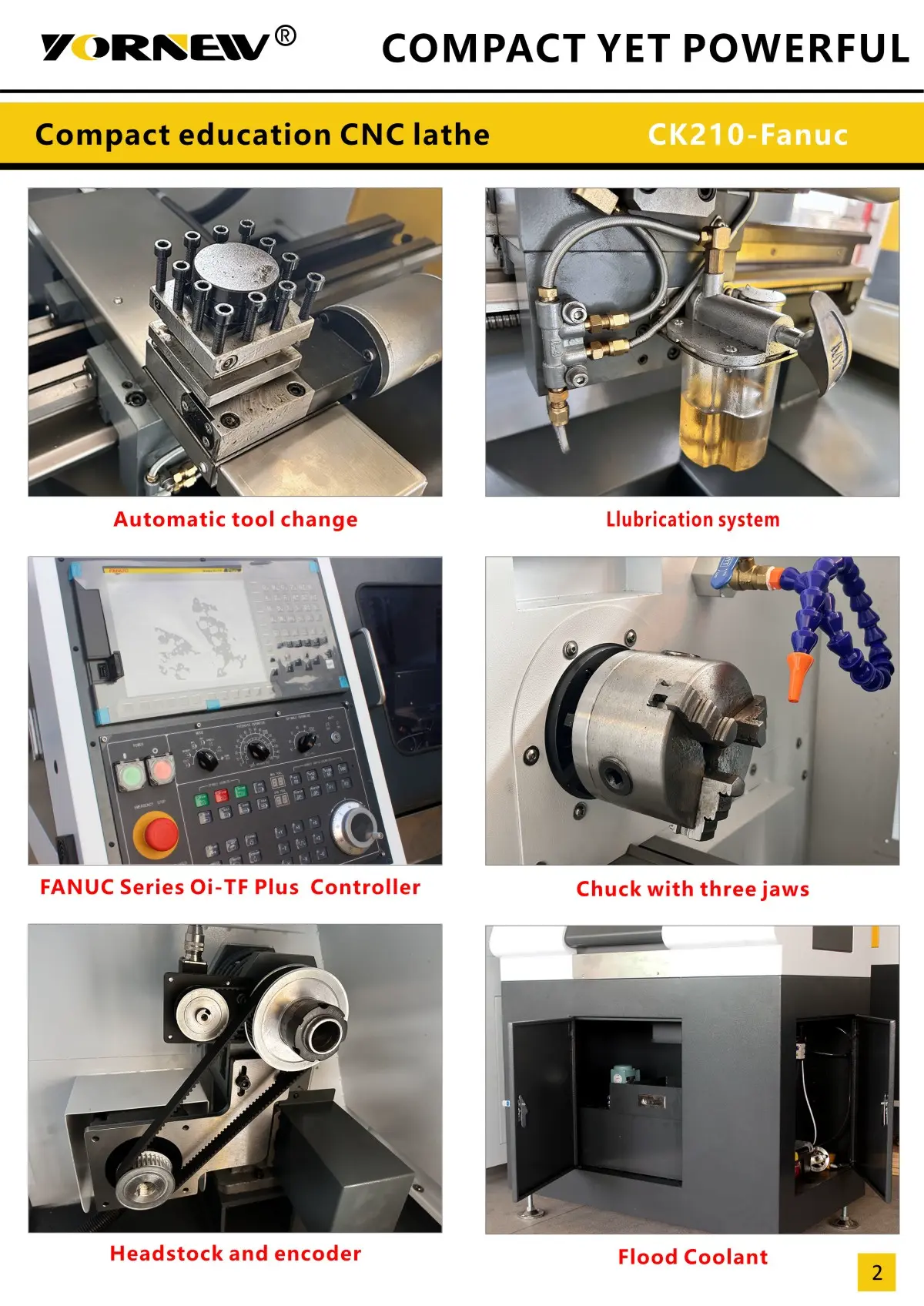 Fanuc Compact Educational CNC Lathe